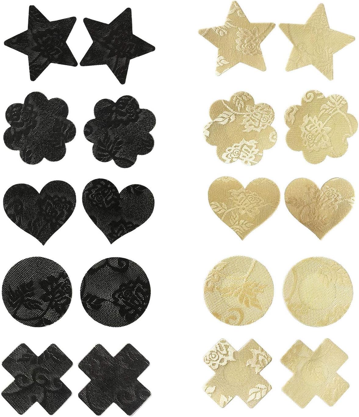 Self adhesive nipple covers -Pasties Breast Petals for Women Lingerie Grade Adhesive Waterproof