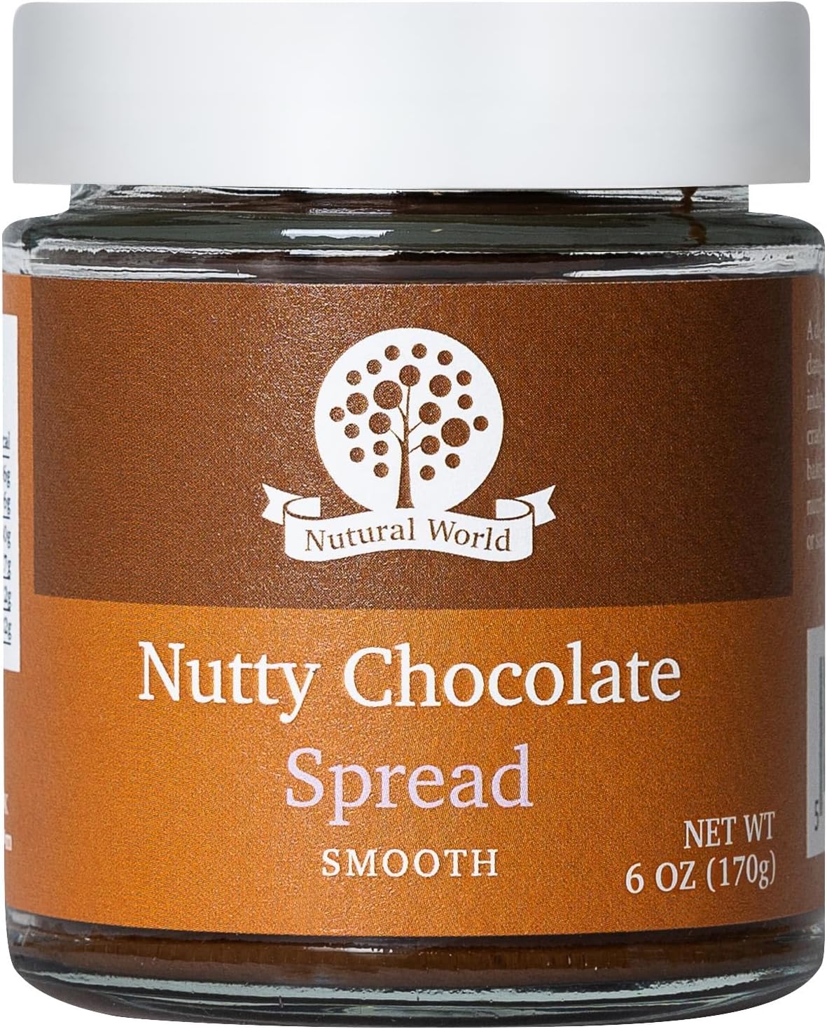 Nutural World - Smooth Nutty Chocolate Spread 6 Oz (170g)