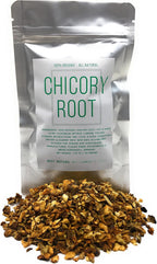 100% Raw Chicory Root, Non Roasted for More Flavor - Cut & Dried Cichorium Intybus - Net Weight: 1.76oz/50g - All Natural