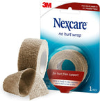 Nexcare No Hurt Wrap, 1 in x 80 in, Unstretched