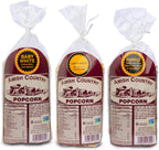 Amish Country Popcorn | 3-1 lb Bags | 1 lb Baby White, 1 lb Ladyfinger, and 1 lb Purple Popcorn Kernels Variety Pack | Old Fashioned, Non-GMO and Gluten Free (3-1 lb Bags)