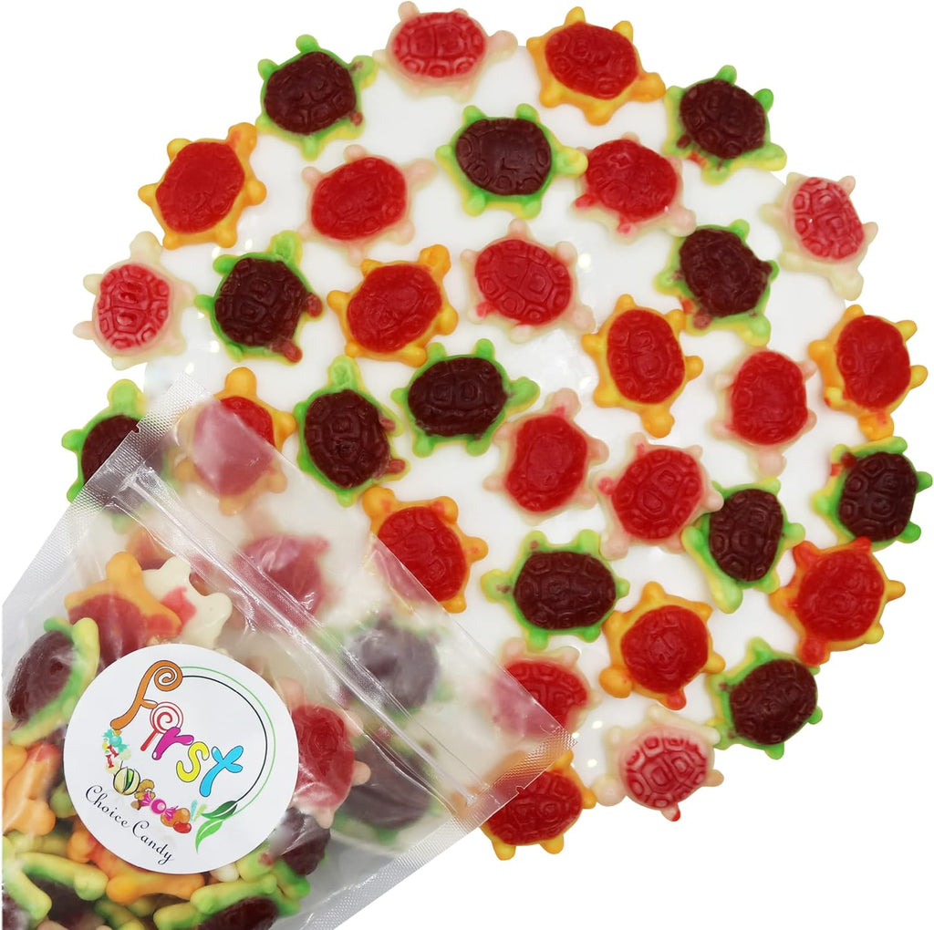 FirstChoiceCandy Jelly Filled Gummy Turtles 2 LB