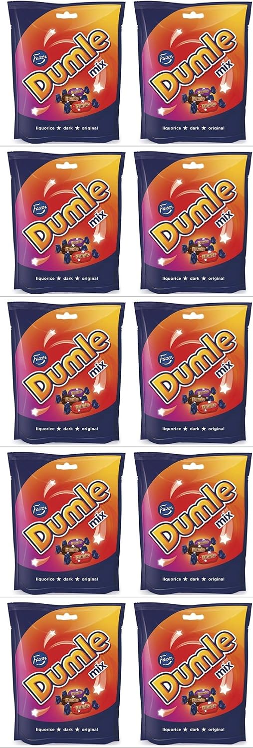 Fazer Dumle mix Chocolate 10 Packs of 220g 7.8 oz