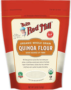 Bob's Red Mill Organic Quinoa Flour, 18oz (Pack of 4) - Non GMO, Whole Grain, Vegan, Kosher