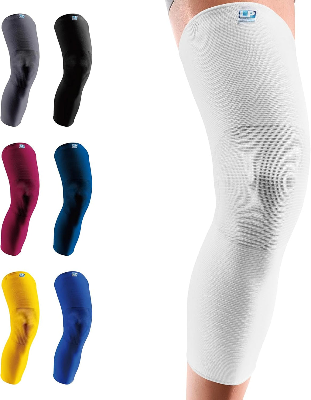 LP SUPPORT 667 Compression Sleeve Leg Full Length for Sports, Cycling, Running, Basketball, for Men Women (S - XL)