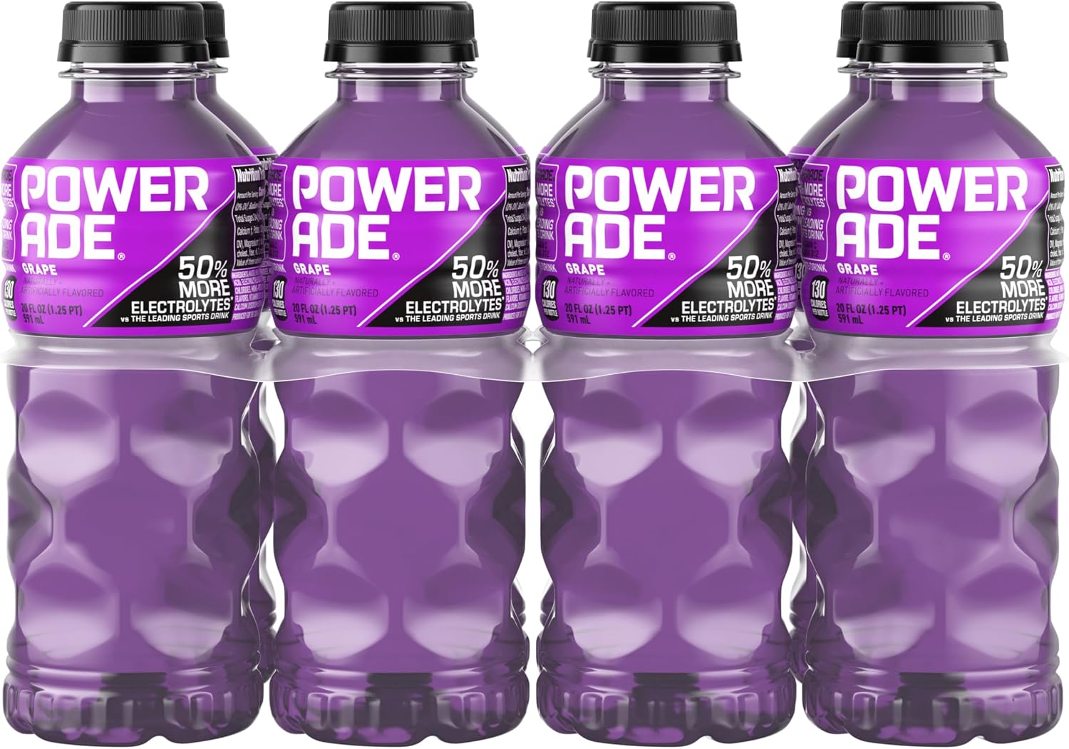 POWERADE Sports Drink Grape, 20 Ounce (Pack of 8)