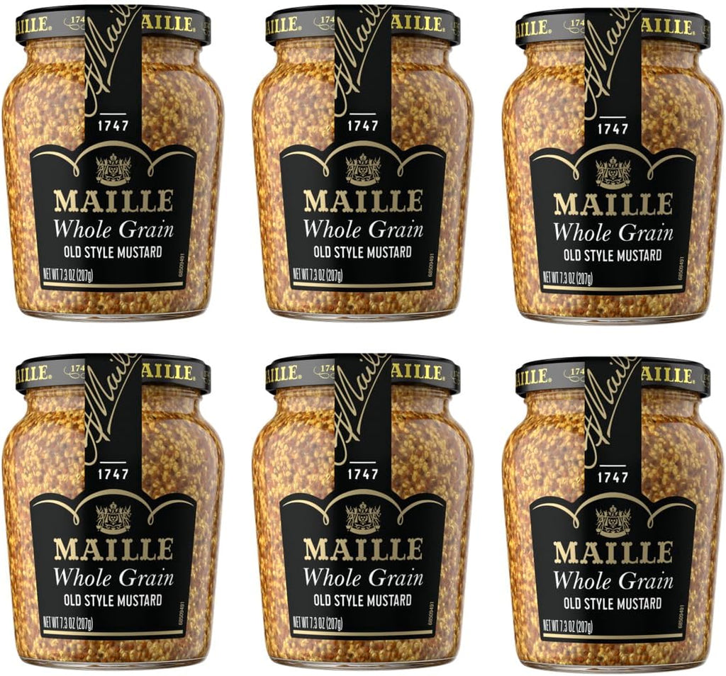 Maille Mustard, Old Style, 7.3 oz (Pack of 6)