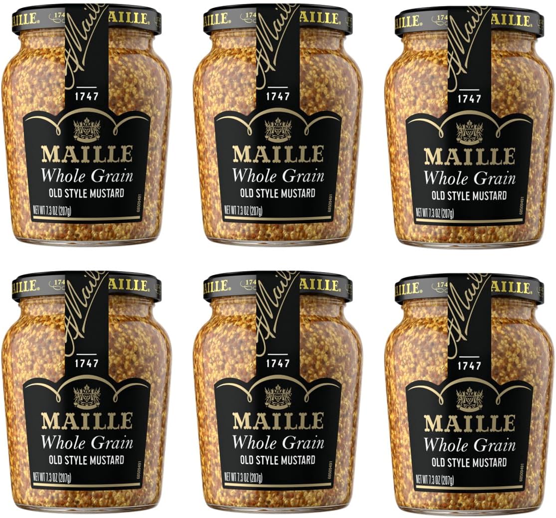 Maille Mustard, Old Style, 7.3 oz (Pack of 6)