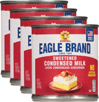 Eagle Brand 14oz Sweetened Condensed Milk, Great for Flan, Cooking, Baking, Drinks, Dessert, Ice Cream, No Artificial Ingredients, Gluten Free, Rich Creamy Flavor, rBST-Free, Kosher-Dairy (Pack of 4)