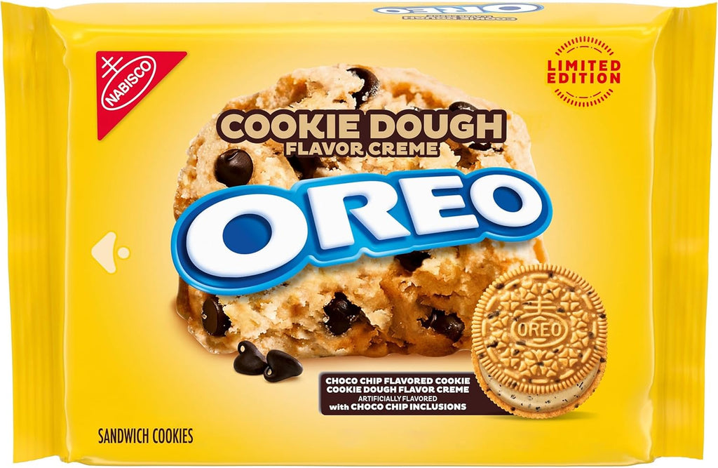 OREO Cookie Dough Creme Sandwich Cookies, Limited Edition, 10.68 oz