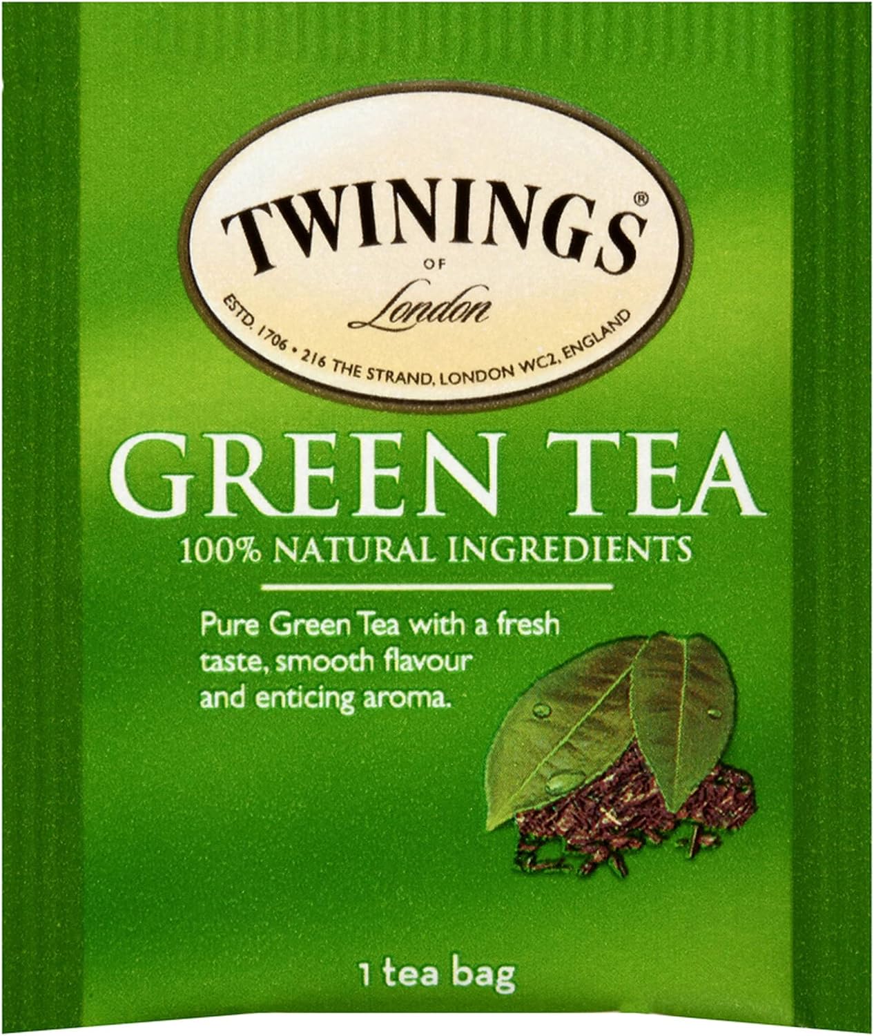 Twinings of London Pure Green Tea Bags, 25 Count