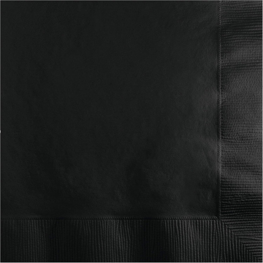Creative Converting Party Tableware 2-Ply Luncheon Napkin, Party Supplies, One Size, Black Velvet, 50