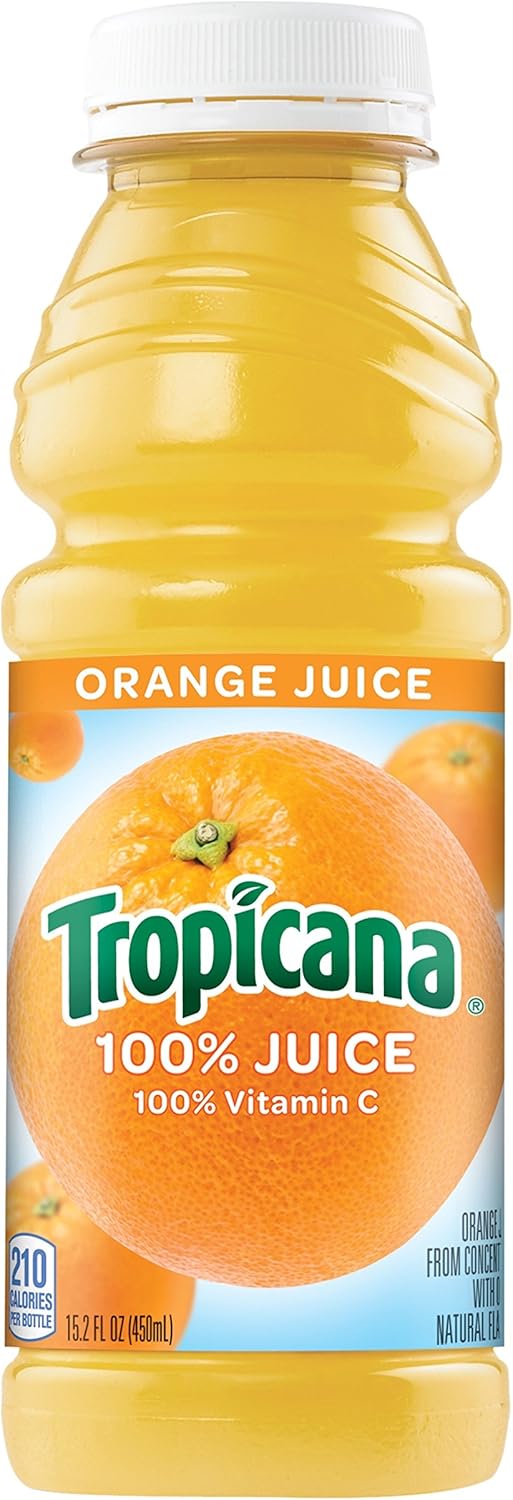 Tropicana Orange Juice, 15.2 Ounce, 12 Bottles