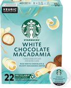 STARBUCKS White Chocolate Macadamia Ground Coffee K-Cup Pods 22 Count 7.9oz Box