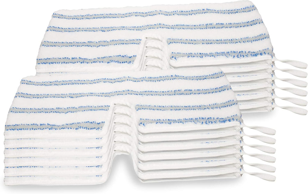 Design Replacement Dual-Sided Microfiber Scrub Mop Pads Fit for ProMist MAX Spray Mop (Pack of 12)