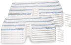 Design Replacement Dual-Sided Microfiber Scrub Mop Pads Fit for ProMist MAX Spray Mop (Pack of 12)