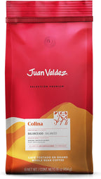 Juan Valdez Colina Whole Bean Coffee, Balanced Roast 16 OZ - Premium Colombian Coffee - Unique “Caracolito” beans produce a coffee of balanced flavor and mild texture
