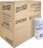 Genuine Joe Kitchen Paper Towels,11" x 4.5", 2-Ply, 170 Sheets/Roll, 30 Count
