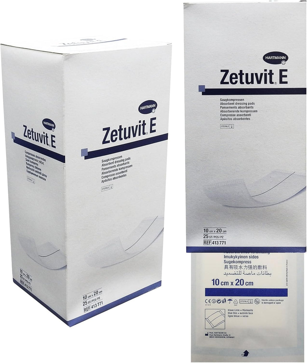 Hartmann Zetuvit E Sterile Dressings 10 x 20 cm Pack of 25