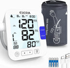 ELERA XL Cuff Blood Pressure Monitor (13-21" for Big Arms) - Large Screen, Automatic Upper Arm for Home Use, Backlight Display, 2 Users