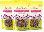 Jessica’s Almond Cherry Granola - Handmade, Non-GMO, Gluten-Free, Whole Grain, 11oz (3 Pack)