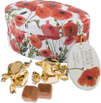 Gardiners of Scotland Handmade Fudge, Poppies Vanilla Fudge 4 Ounce Oval Tin