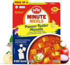 MTR - Minute Meals: Paneer Butter Masala - Creamy Cottage Cheese Curry - Tasty Indian Meal with No Added Preservatives - A Quick Meal Suitable for Vegetarians, Ready in Minutes! (Pack of 6)