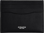 Coach Mens, Card Case, Black, One Size