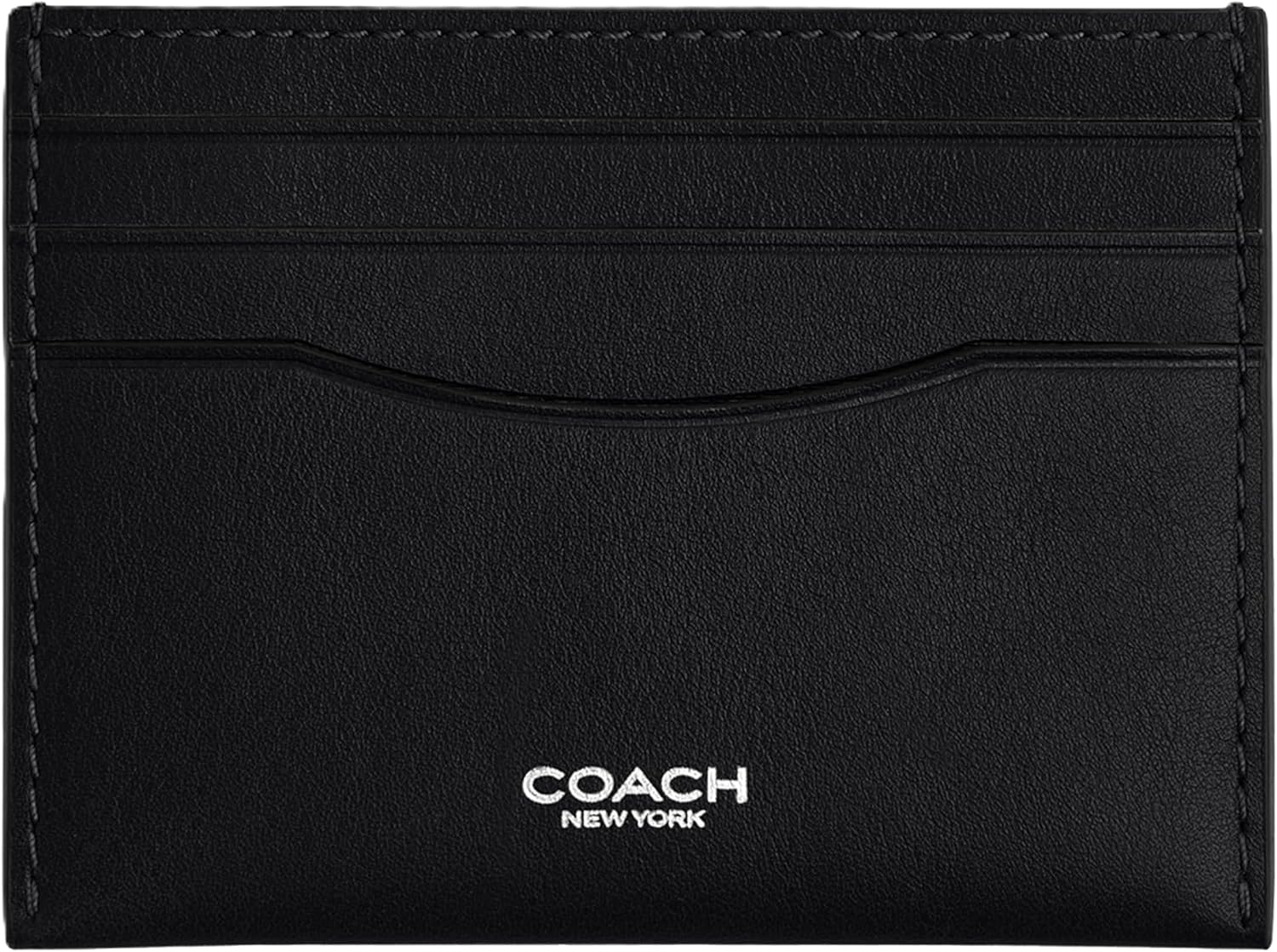 Coach Mens, Card Case, Black, One Size