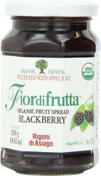 Fior Di Frutta, Fruit Spread Blackberry Organic, 8.82 Ounce