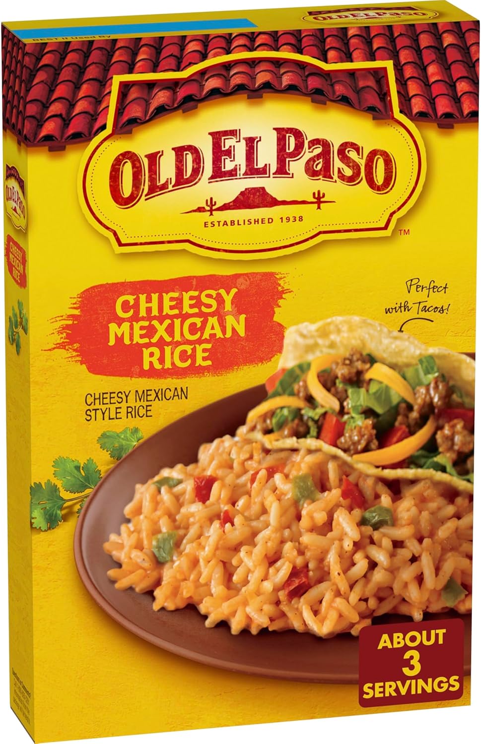 Old El Paso Cheesy Mexican Rice Mix, Side Dish, 7.6 oz