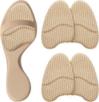 ZAIWOO Metatarsal Pads for Women, Ball of Foot Cushions, Heel Inserts, High Heel Comfort Pads (2 Pairs), Anti Slip, Invisible Design