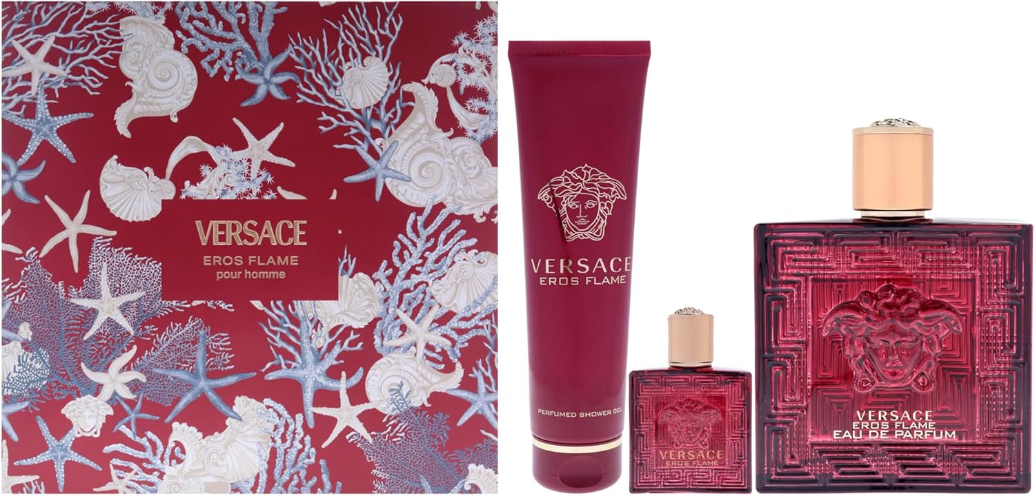 VERSACE EROS FLAME 100ML GIFT SET