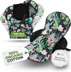 Organic Cotton, High Absorbency Reusable Period Pads for Heavy Flow (6 Pack L+XL) - Leak Proof & Odor Free Cloth Pads for Women - High-Temp Washable, Breathable & Skin-Safe for Menstrual Comfort