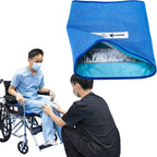 Non-Slip One Direction Tubular Seat Cushion One Way Transfer Support, Fall Prevention One Way Glide Pad for Elderly in Wheelchair