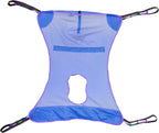 ProBasics Full Body Patient Lift Sling with Commode Opening - Four Point Mesh Sling for Patient Transfers - Supports up to 450 lbs. - Medium
