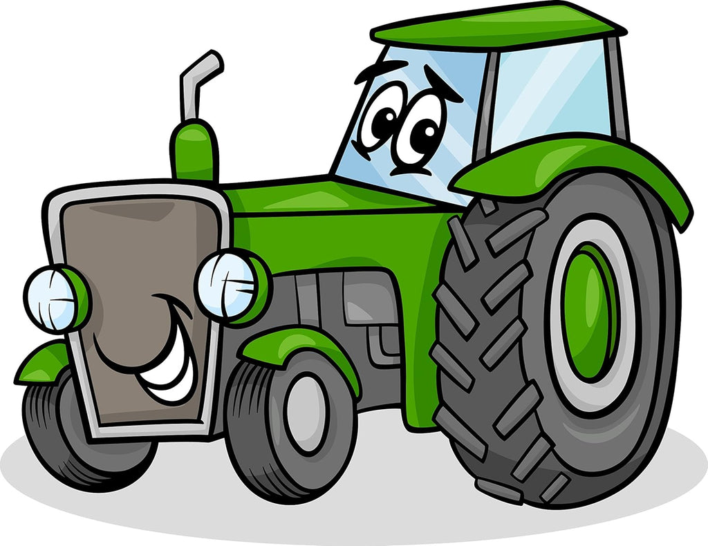 Tractor Edible Icing Image for 1/4 sheet cake