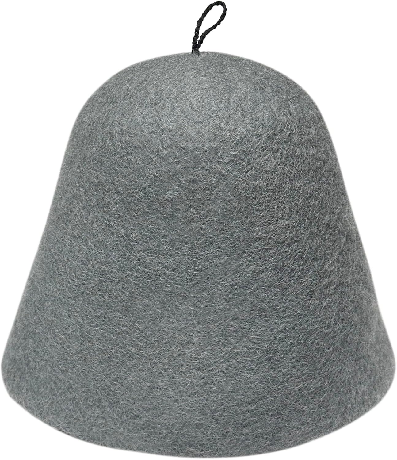 Wool Felt Sauna Hat Brooklyn Gray - Unisex Heat Resistant Banya Cap, Hair Protection for Sauna & Steam Room