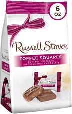 Russell Stover Milk Chocolate Toffee Squares Peg Bag, 5.4 Ounce