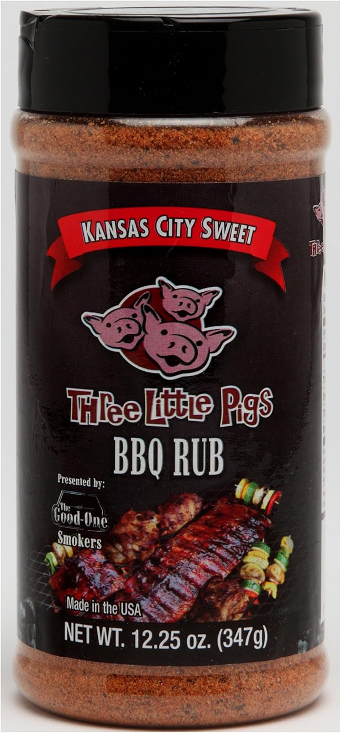 Three Little Pigs Kansas City Sweet BBQ Rub - 12.25 Oz