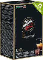 Caffe Vergnano 1882 120 Count Oro Original Line Machine Compatible, Compostable Expresso Capsules, Arabica Medium Roast Coffee Pods with notes of Vanilla and Milk Chocolate, Intensity 4/10