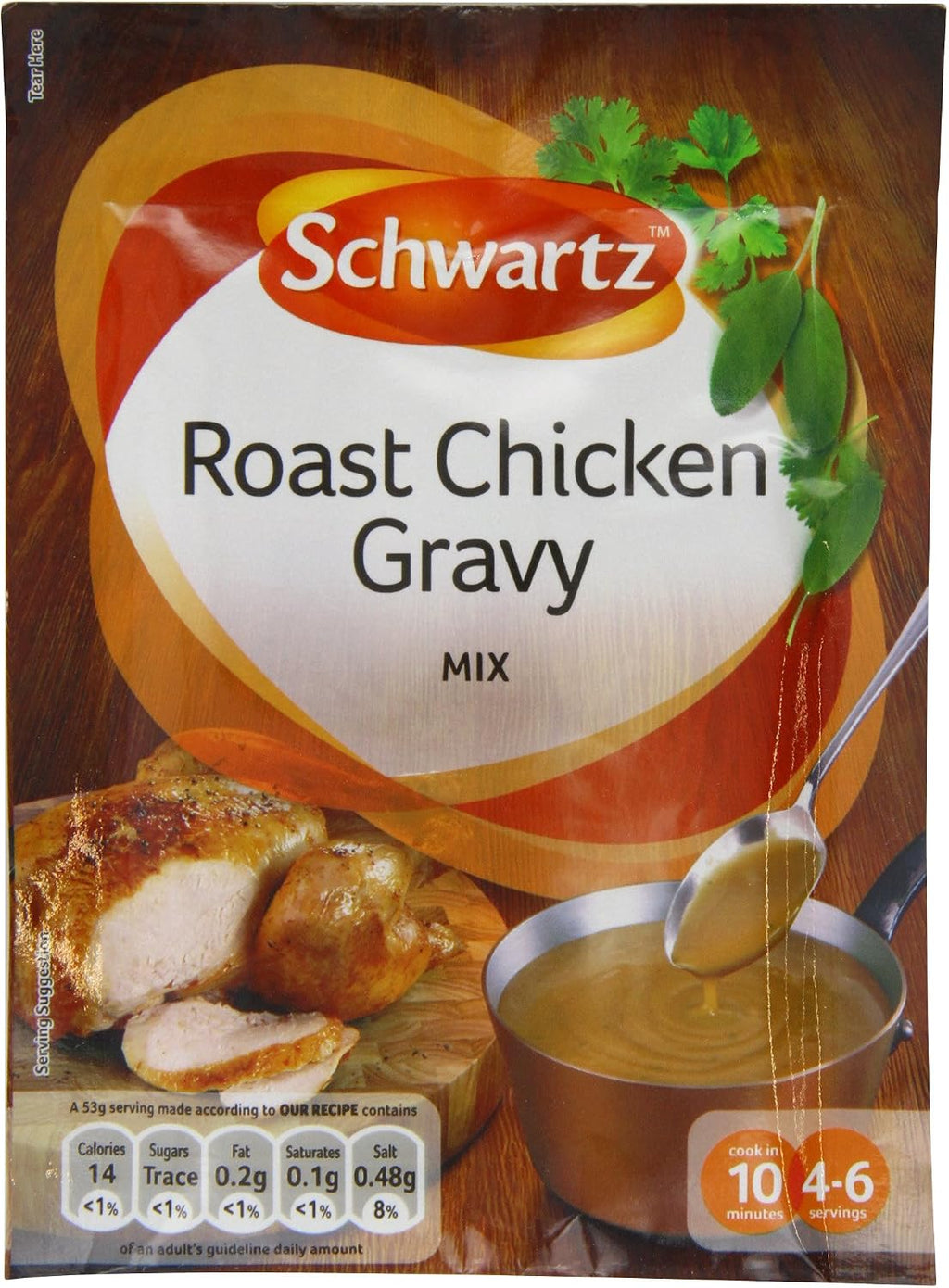 Schwartz Mix for Roast Chicken Gravy 26 g (Pack of 12)