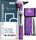 Zyrev ZetaLife Otoscope - Ear Scope with Light, Ear Infection Detector, Pocket Size (Purple Color)