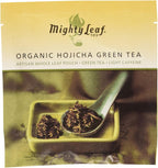 Mighty Leaf Organic Hojicha Green Tea – 100 Count Foil-Wrapped Silken Tea Pouches – Premium Roasted Japanese Green Tea with Smooth, Toasty Flavor – Hot or Iced Brewing