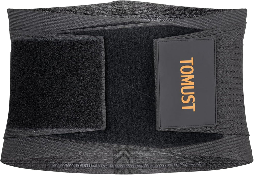Back Brace - Breathable Waist Belt Lumbar Support for Lower Back Pain Relief, Recovery, Sciatica, Scoliosis, Herniated Disc, Lifting, With Dual Adjustable Straps for Men/Women, M