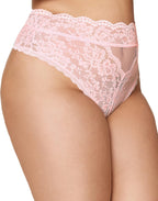 Dreamgirl Women's High-Waisted Lace Panty