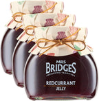 Mrs Bridges Redcurrant Jelly, Made in Scotland, 8oz Jar (Pack of 3)
