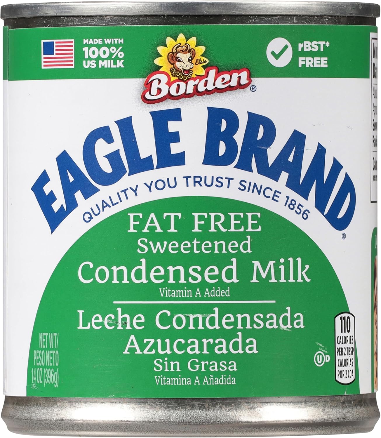 Borden Eagle Condensed Milk, Plain Sweetened, 14 oz