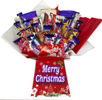 Christmas Chocolate Gift Hamper Bouquet Box (Compatible With CADBURY RED MEGA-MIX)