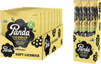 Panda ® | Natural Soft Original Licorice | Pure Panda Black Licorice Candy Made with Only 4 Natural Ingredients | Vegan & Fat Free | 200 G - 7 OZ x 8 Bags & 32 Gr - 1,125 OZ x 20 Bars